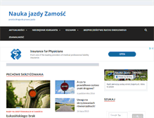 Tablet Screenshot of naukajazdy-zamosc.eu